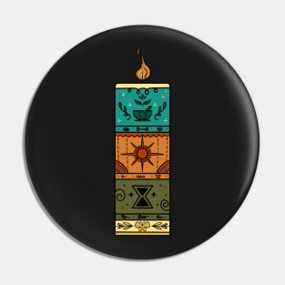 Candle (Colors) Pin