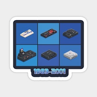 Retro Console Segaworks1983-2001 Magnet