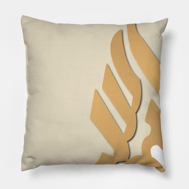 abstract calligraphy Pillow by disainanisa