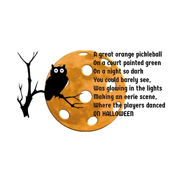 A Halloween Pickleball Poem by numpdog