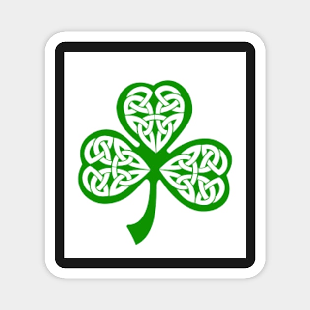 Irish Shamrock Magnet by greenoriginals