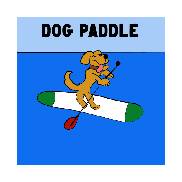 Dog paddle by Rick Post