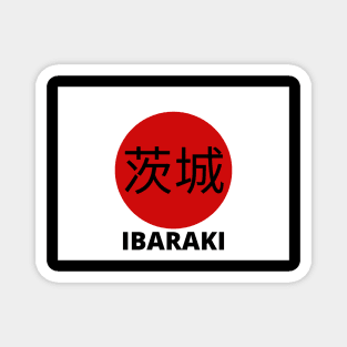 Ibaraki Japan in Kanji Magnet