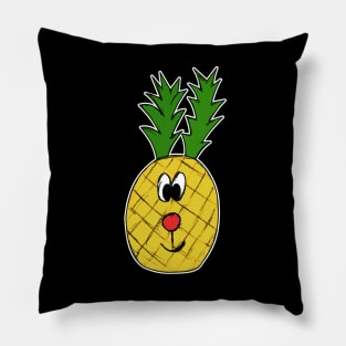 Christmas Rudolf Reindeer Pineapple Funny Pillow