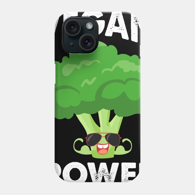 Vegan Power T-Shirt gift Phone Case by Lomitasu