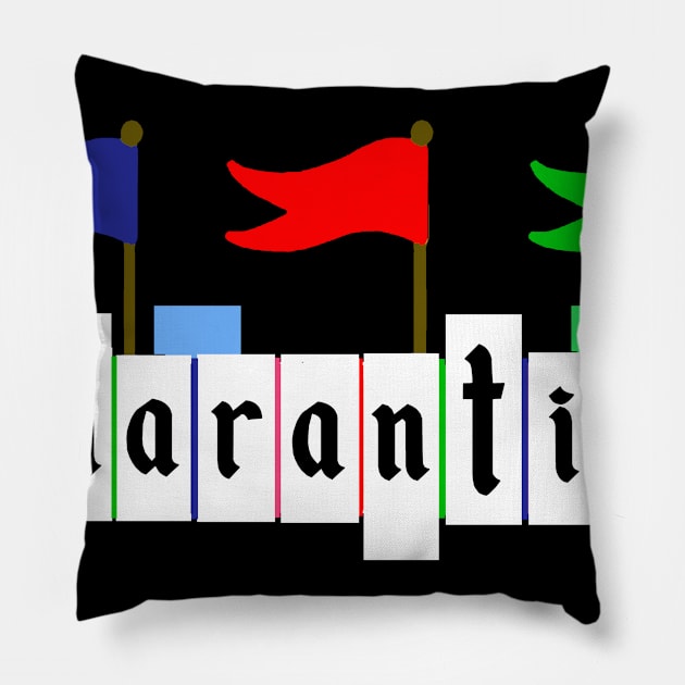 Quarantine Land Pillow by BradyRain