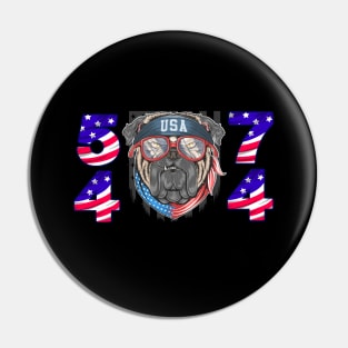 BULLDOG 45 47 TRUMP 2024 Pin