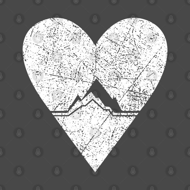 Mountain Love White Design by boobear_studio