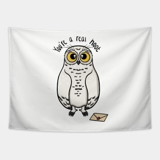 You're a real hoot Owl Digital Illustration Tapestry