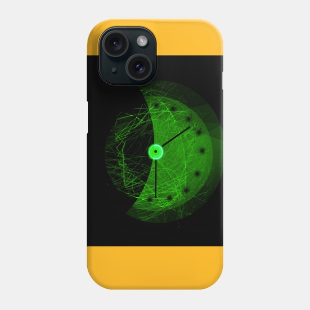 Clock In The Darkness Phone Case by momomoma