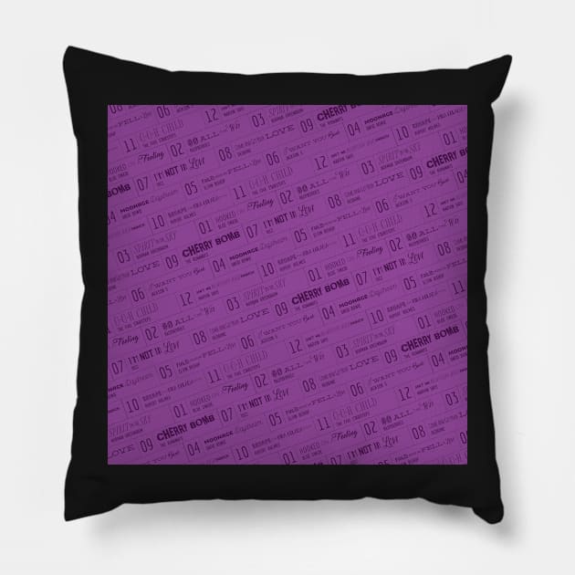 80s Soundtrack Pillow by TurtleNotes