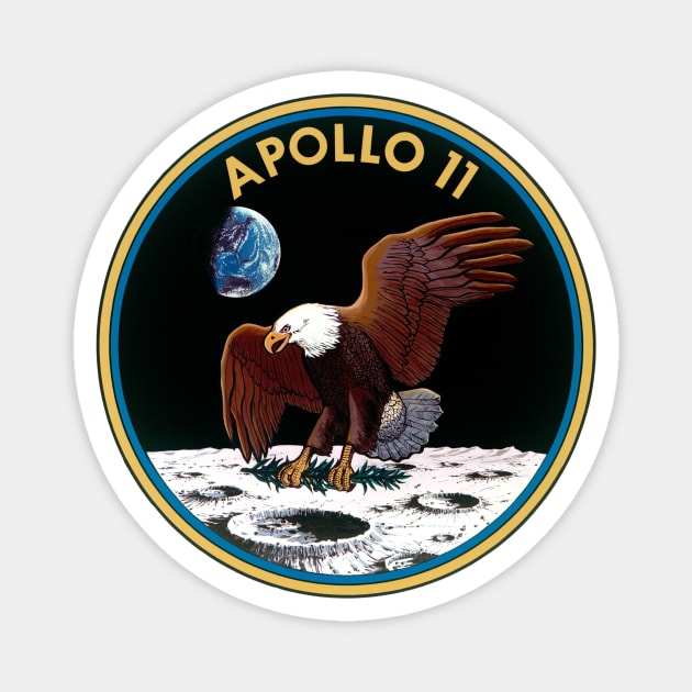 Apollo 11 mission Patch Magnet by ArianJacobs