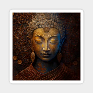 Buddha, Spiritual Meditation Magnet