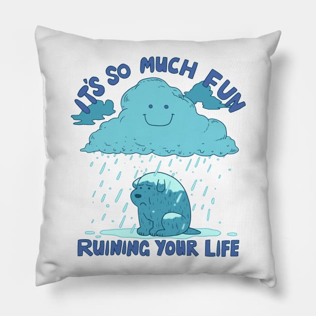 It's so much Fun! Pillow by caravantshirts