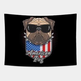 american Pug Tapestry