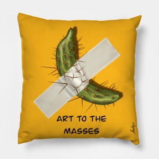 ART TO THE MASS Pillow