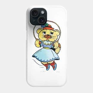 Miss Kitty Jumps Rope to Work Through the Anger and Sorrow Phone Case