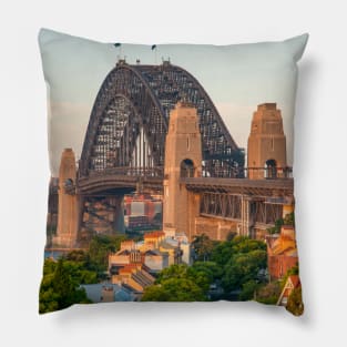 Sydney Harbour Bridge, Sydney, NSW, Australia Pillow