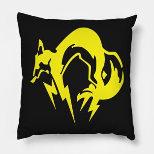 FOX Logo Yellow Pillow