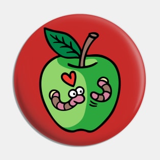 green-apple Pin