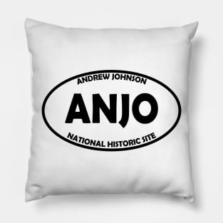 Andrew Johnson National Historic Site oval Pillow