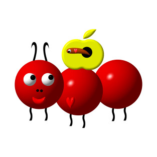 Cute Ant with an Apple T-Shirt