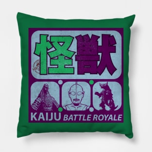 Kaiju Battle Codeine Pillow