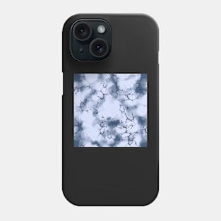 dark lightning flashes in the clouds around the eye of the storm Phone Case