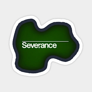 severance series Adam Scott and Britt Lower fan works graphic design by ironpalette Magnet