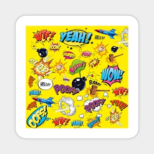 Copy of Copy of Comic cartoon cartoon design Magnet