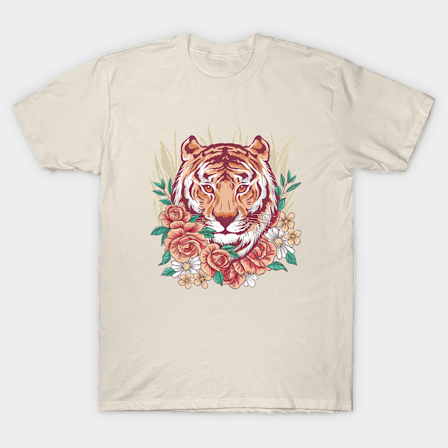 beauty tiger - Tiger Face - T-Shirt