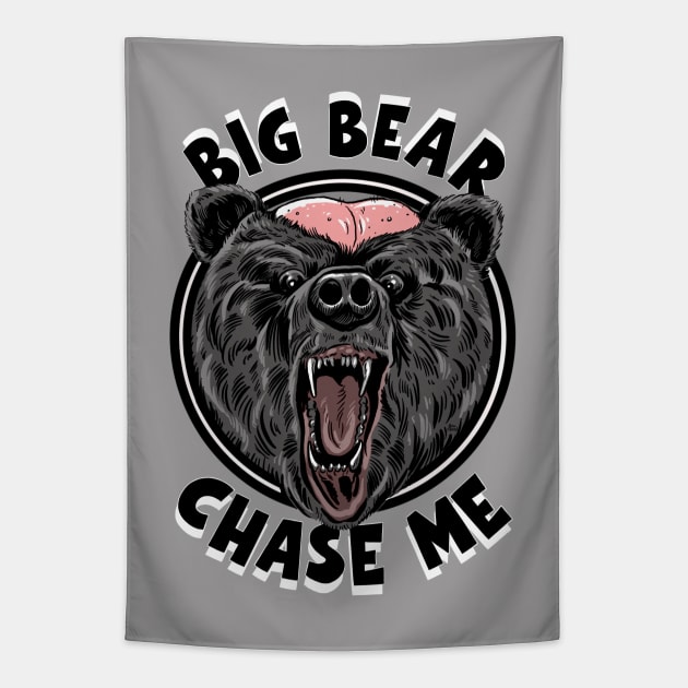 Bald-Headed Bear of Claire County Tapestry by itsbillmain