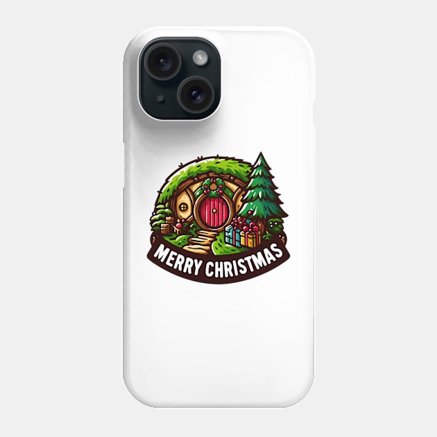 Merry Christmas - Festive Fantasy Door - Christmas Phone Case by Fenay-Designs