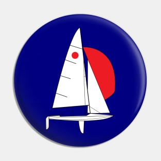 Fireball Sailboat Pin