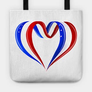 I love U.S.A. AMERICA 2 Tote