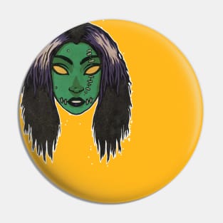 Zombi Girl Pin