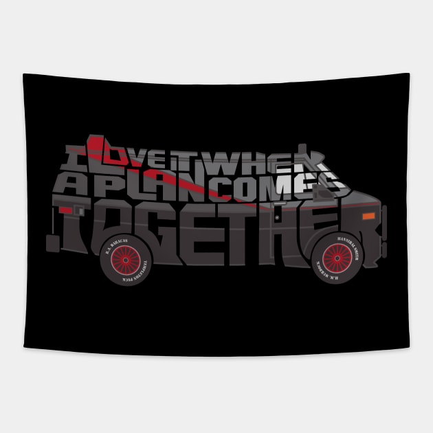 I Love It When a VAN Comes Together Tapestry by ACraigL