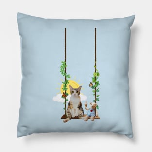 Swing Into A Beautiful Day Pillow