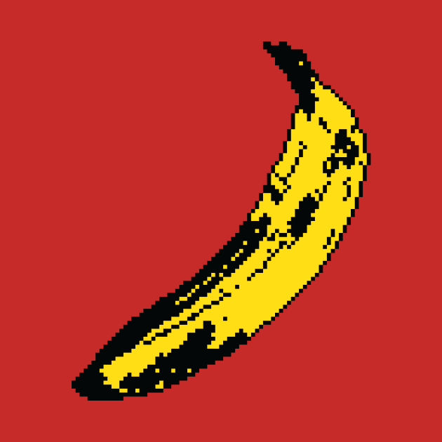 Banana Pop Art 8 Bit by encip