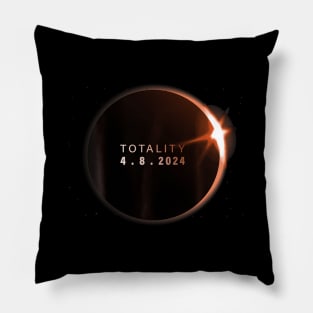 Total Solar Eclipse 2024 Totality Usa Spring April 4 2024 Pillow