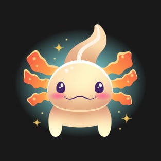 Yellow Anime Axolotl Design for Axolotl Lovers T-Shirt