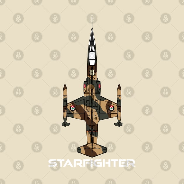 F-104 Starfighter (Jordan) by BearCaveDesigns