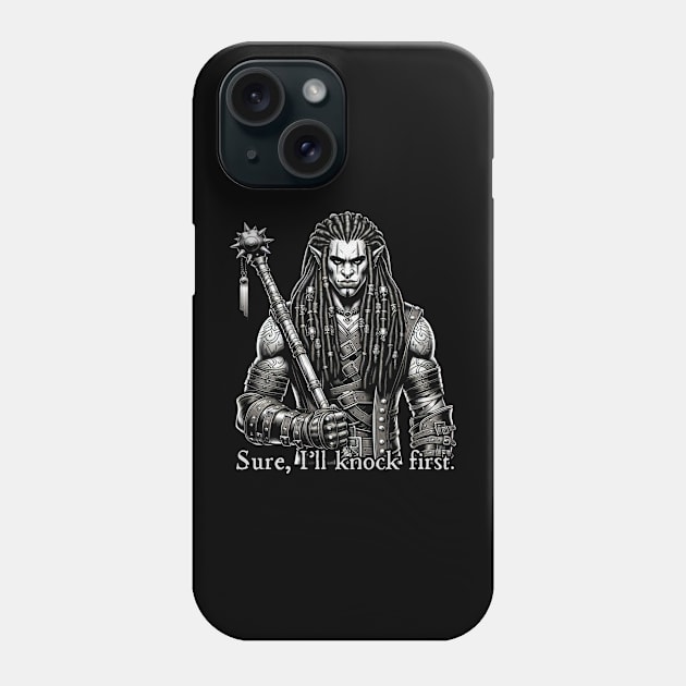 Half-Orc Rogue Phone Case by OddlyNoir