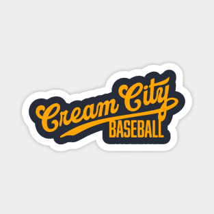 Cream City Baseball Magnet