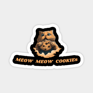 Meow Meow Cookies Magnet