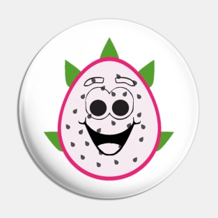 funny dragon fruit Pin