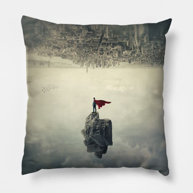 upside down Pillow by 1STunningArt