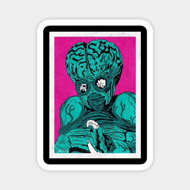 METALUNA MUTANT (Pop Art) Magnet by Famous Weirdos