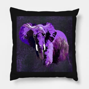 ELEPHANT PURPLE VIOLET SPARKLE Pillow