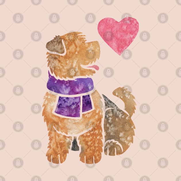 Norfolk Terrier by animalartbyjess